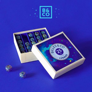 Stikla bumbiņu komplekts Uni Box Cosmos Billes&Co