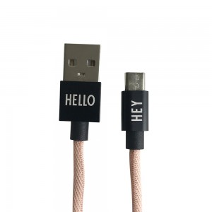 Lādētājs Micro USB Nude Design Letters