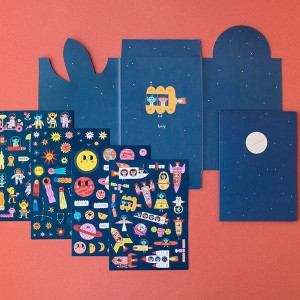 Activity game - stickers SPACE Londji