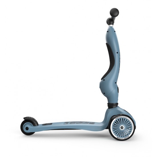 Scoot and Ride Skrejritenis 2 in 1 HighwayKick 1 Steel