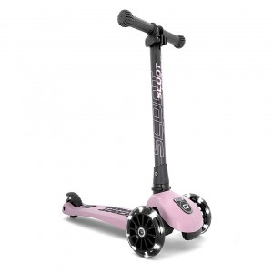 Scoot and Ride Skrejritenis HighwayKick 3 LED Rose