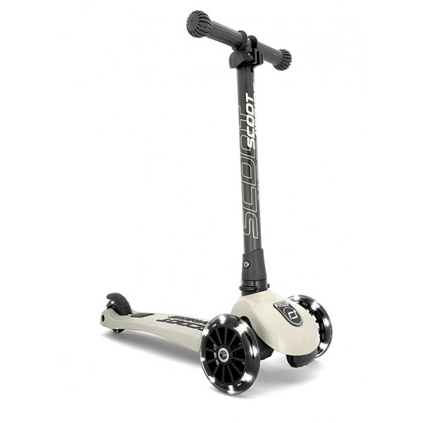 Scoot and Ride Skrejritenis HighwayKick 3 LED Ash