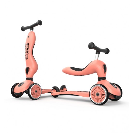 Scoot and Ride Skrejritenis 2 in 1 HighwayKick 1 Peach