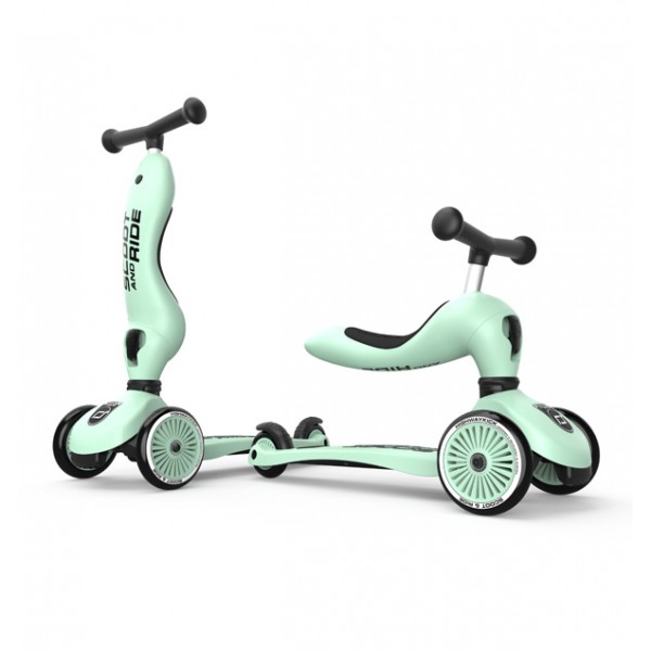 Scoot and Ride Skrejritenis 2 in 1 HighwayKick 1 Kiwi 