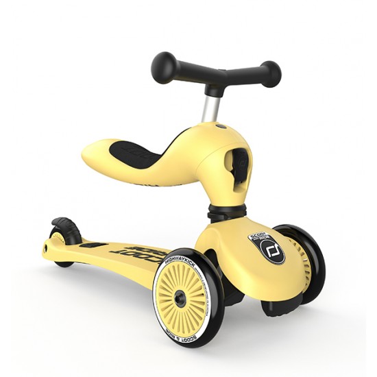 Scoot and Ride Skrejritenis 2 in 1 HighwayKick 1 Lemon