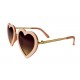 Saulesbrilles Heart Peach Elle Porte