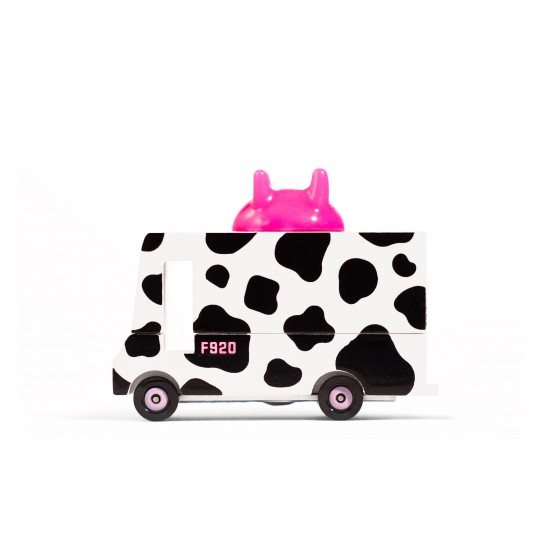 Candylab Koka mašīna Moo Milk Candylab Koka mašīna Moo Milk