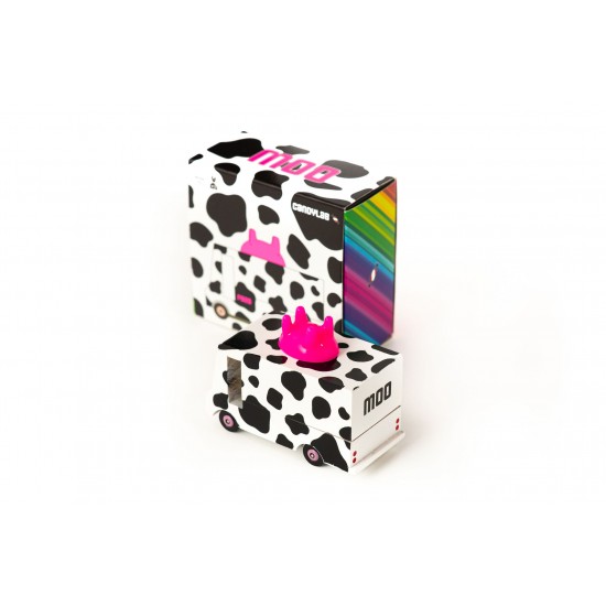 Candylab Koka mašīna Moo Milk Candylab Koka mašīna Moo Milk