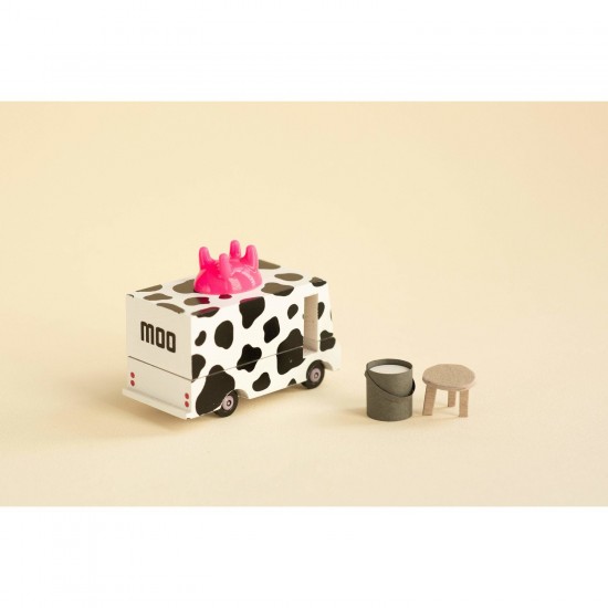 Candylab Koka mašīna Moo Milk Candylab Koka mašīna Moo Milk