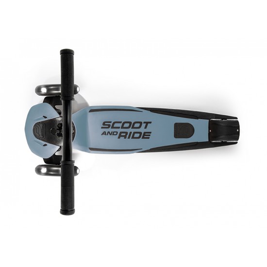 Scoot and Ride Skrejritenis HighwayKick 5 LED Steel 