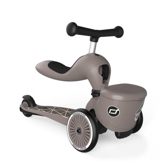 Scoot and Ride Skrejritenis HighwayKick 1 Lifestyle Brown Lines