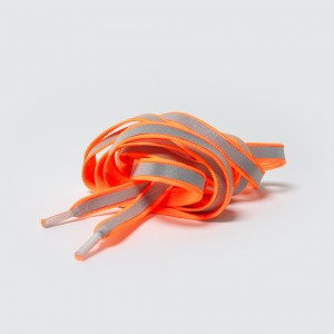 Atstarojošas kurpju šņores Neon orange Rainette