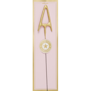 Brīnumsvecīte burts "A" Classic Gold Wondercandle