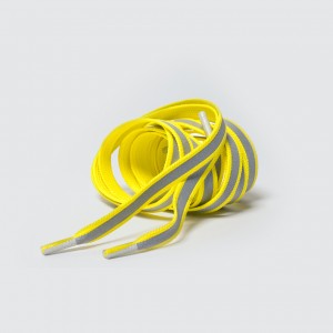 Atstarojošas kurpju šņores Neon yellow Rainette