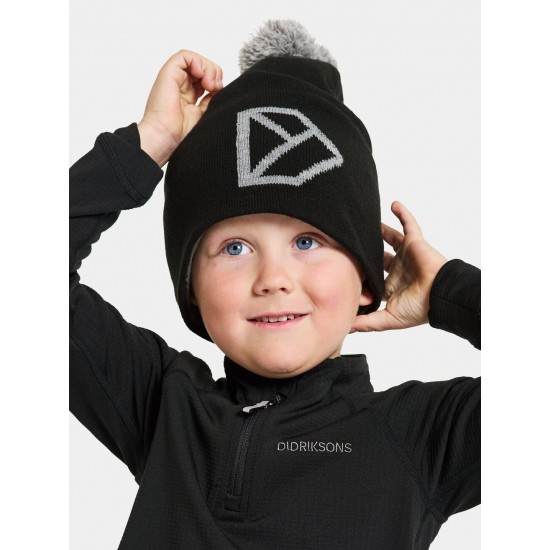 Didriksons Cepure Dropi Beanie Black 