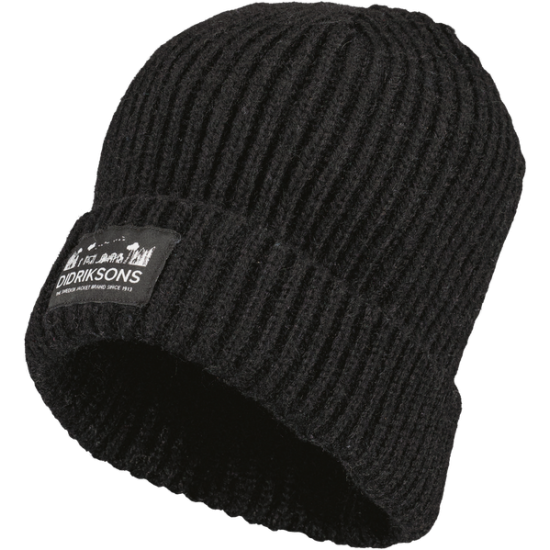 Didriksons Cepure Bus Beanie Black 