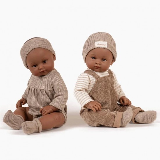 Minikane Lelle Augustin chestnut overalls