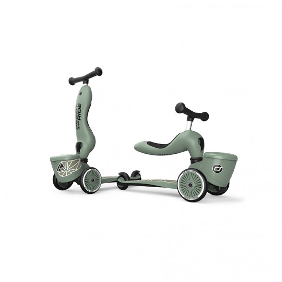 Scooter HighwayKick 1 Lifestyle Green Lines Scoot and Ride