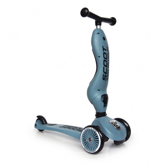 Scoot and Ride Komplekts Ķivere un Skrejritenis HighwayKick 1 Steel