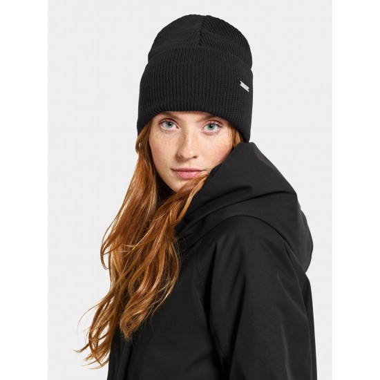 Didriksons cepure River Beanie Black