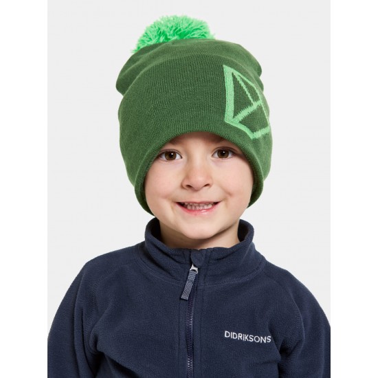 Didriksons cepure Dropi Beanie Pine Green 