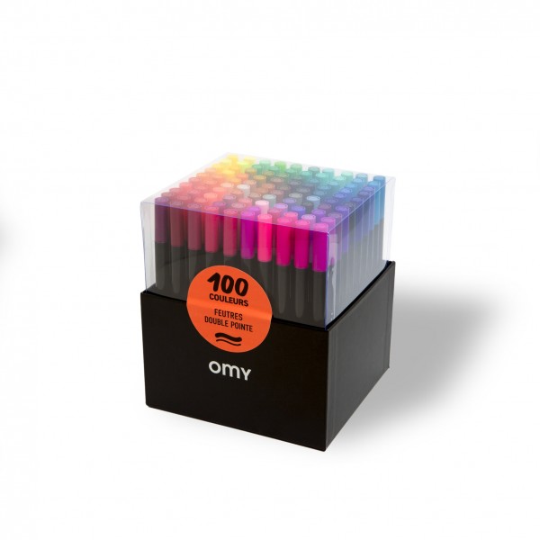 Flomāsteru kaste 100 Colors OMY