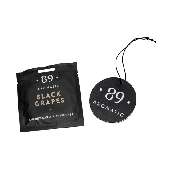 Aromatic 89 Auto papīra gaisa atsvaidzinātājs Black Grapes